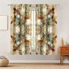 2pcs Vintage Floral Art Nouveau Patterned Curtains   Design for Living Room Bedroom Classic Home Window    Rod Pocket Curtains