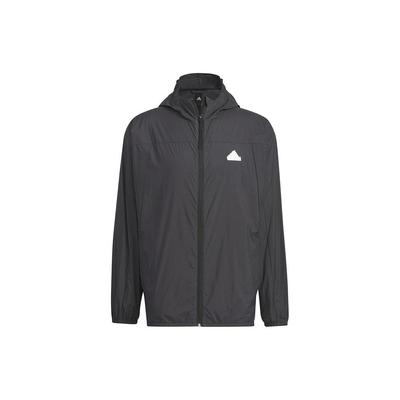 Giacca con Cappuccio a Maniche Lunghe con Logo Stampato Uomo Top Nero IT3940