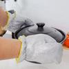 Steel Wire Lengthened Waterproof Heat Insulation Hot Proof Kitchen Thick Durable Dishwashing Gloves