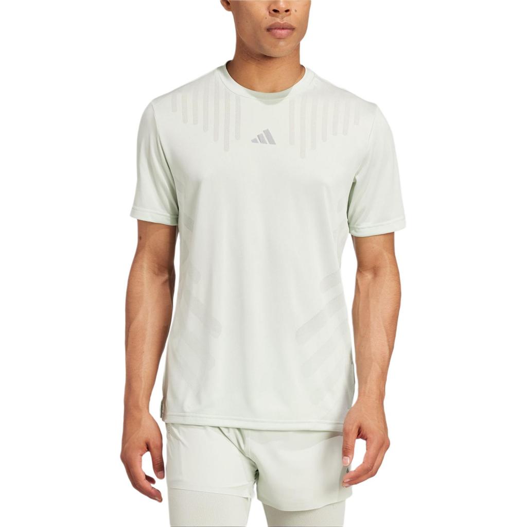 Adidas Airchill Hiit Workout T-Shirt Men Tops Linen-Green IX9105