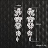 Lindon Fashion Copper Alloy Zircon Jewellery Drop Earrings For Women Wedding Party Gifts