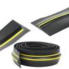 EPDM Rubber Garage Door Bottom Seal with Yellow Line - Windproof, Dustproof, Waterproof Strip for Basements