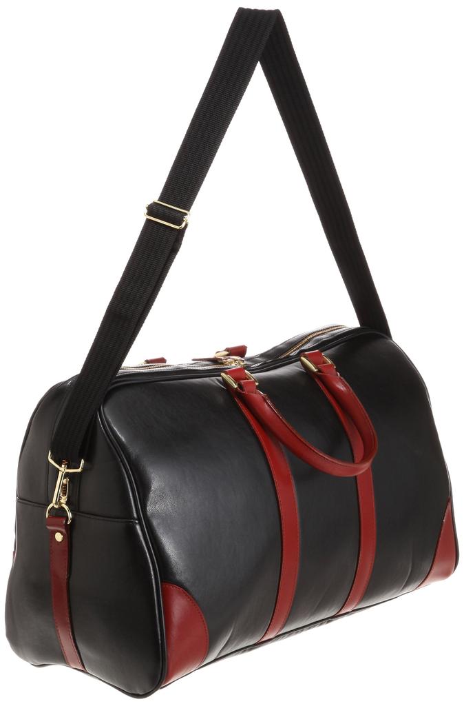 Louis Giorgio LG Ariel Boston Size Black A-Type Bag, 46, 04-0109,