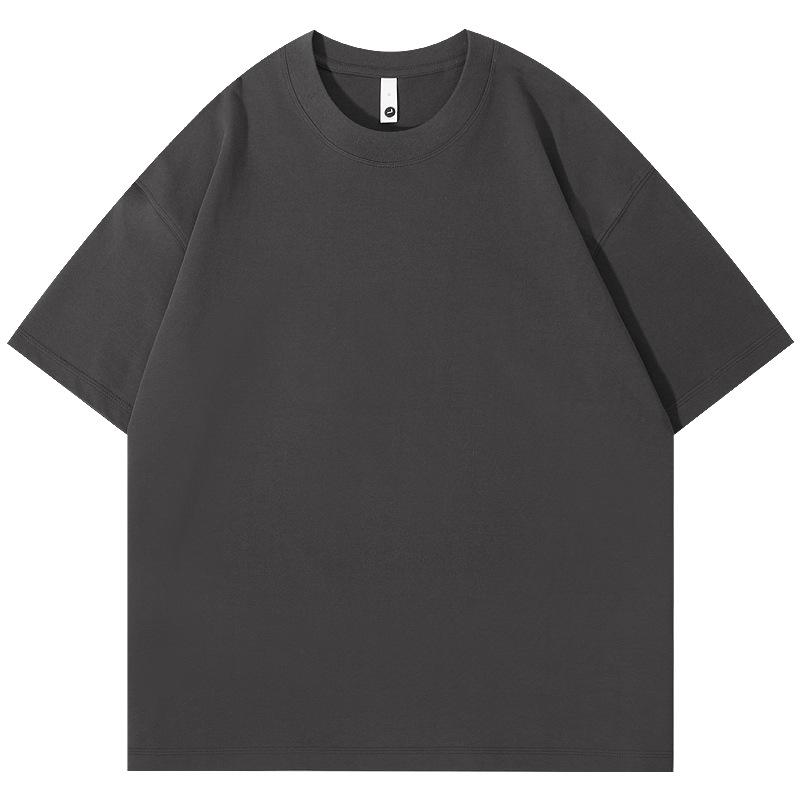 Unisex Heavyweight Cotton Short Sleeve T-Shirt - Black, White, Gray, Green
