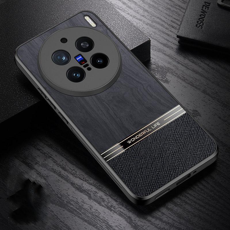 Bionisk Trädstruktur Telefonfodral För vivo X200 Pro X100 Ultra Mjukt Silikon Linsskydd För Vivo X200 Pro mini X100 X80 X70 X90 Pro Plus