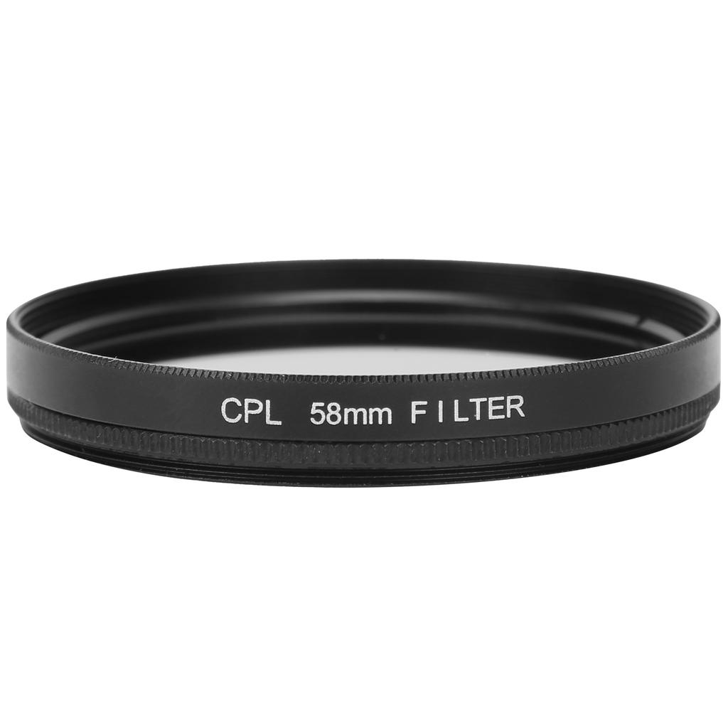 Junestar CPL Lens Filter DSLR Camera Polarizing Filter for Canon Nikon Sony Olympus Fuji58mm