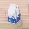 Lactose And Tolerant Pill Holder Mini Milk Carton Keychain Portable Storage Box Backpack Purse Handbag Keychain Pill Container