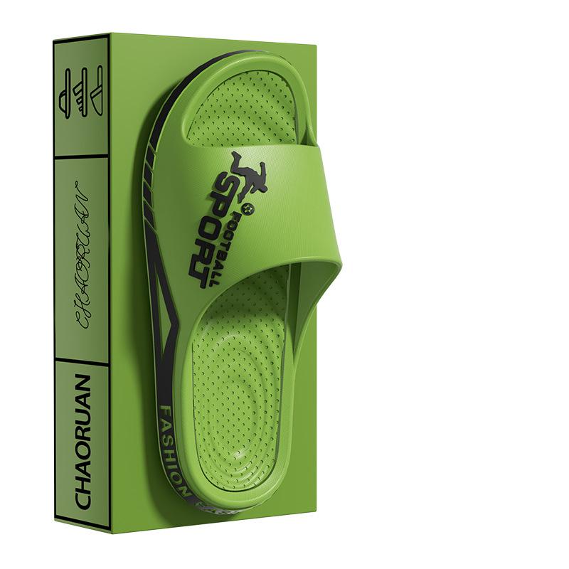 

2023 EVA Летние домашние тапочки унисекс: Легкие, на толстой подошве и крутые для дома 42-43 (for size 41-42 feet) зелёный