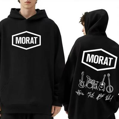 Band Morat Musikalbum 2025 Merch Bedruckte Hoodies Herren Damen Mode Sweatshirts Gothic Punk Fleece Lockere Pullover Streetwear