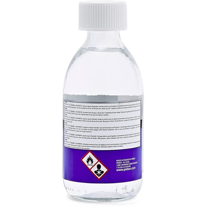 Mineral Essence - PEBEO - 245ml Bottle - Odorless - For Oil Painting - Multicolor