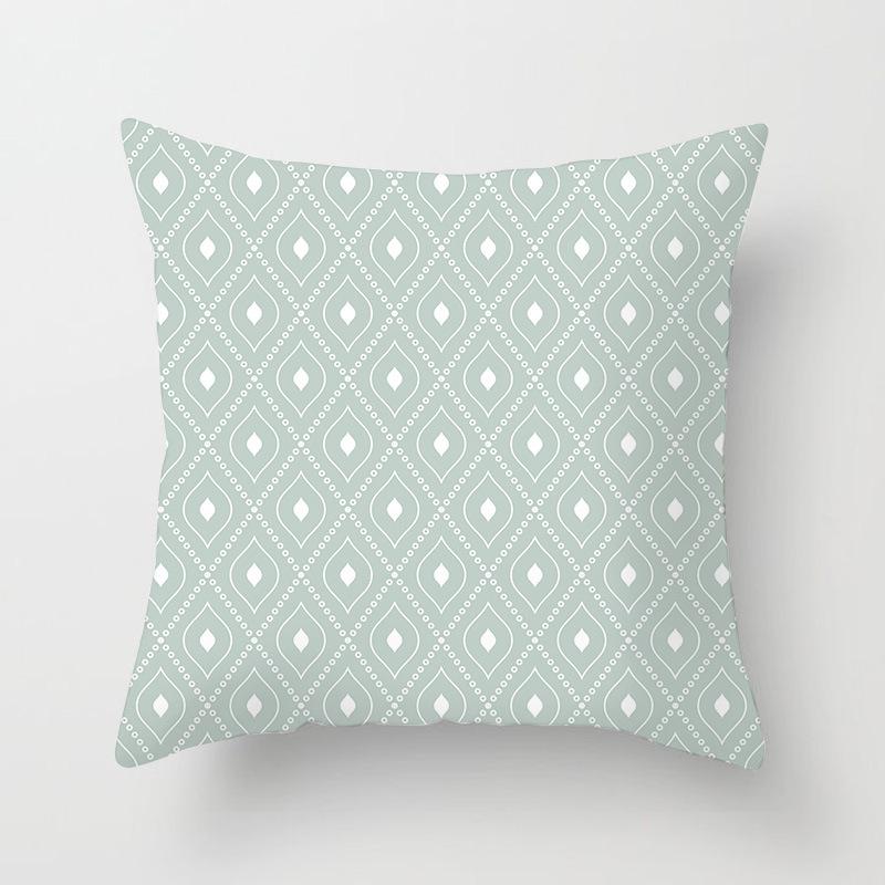 American Pattern Geometric Pillowcase Home Sofa Cushion Pillowcase