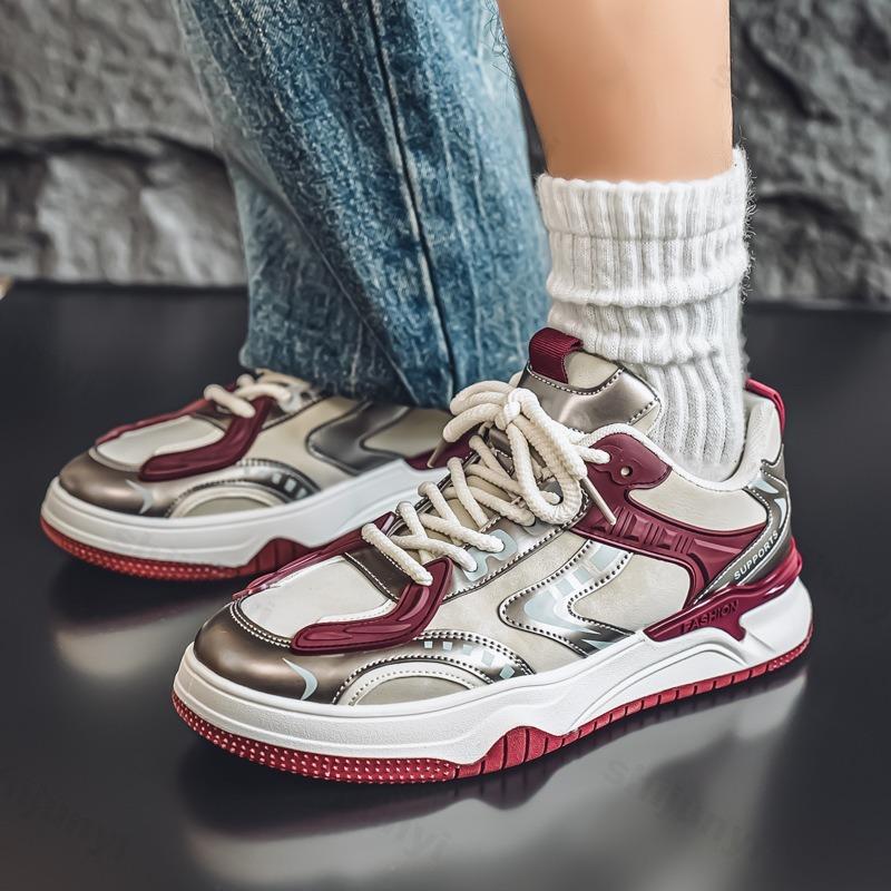 Fashion 2025 Autumn New Men's Fashion Versatile Low Top Thick Sole Sports Shoes Trendy Comfortable Non Slip Niche Design Chunky sneakers