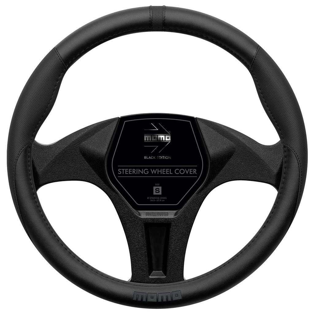 MOMO ELEGANT MOMO BLACK EDITION Steering Wheel Cover, Italy, Milan, Size Small