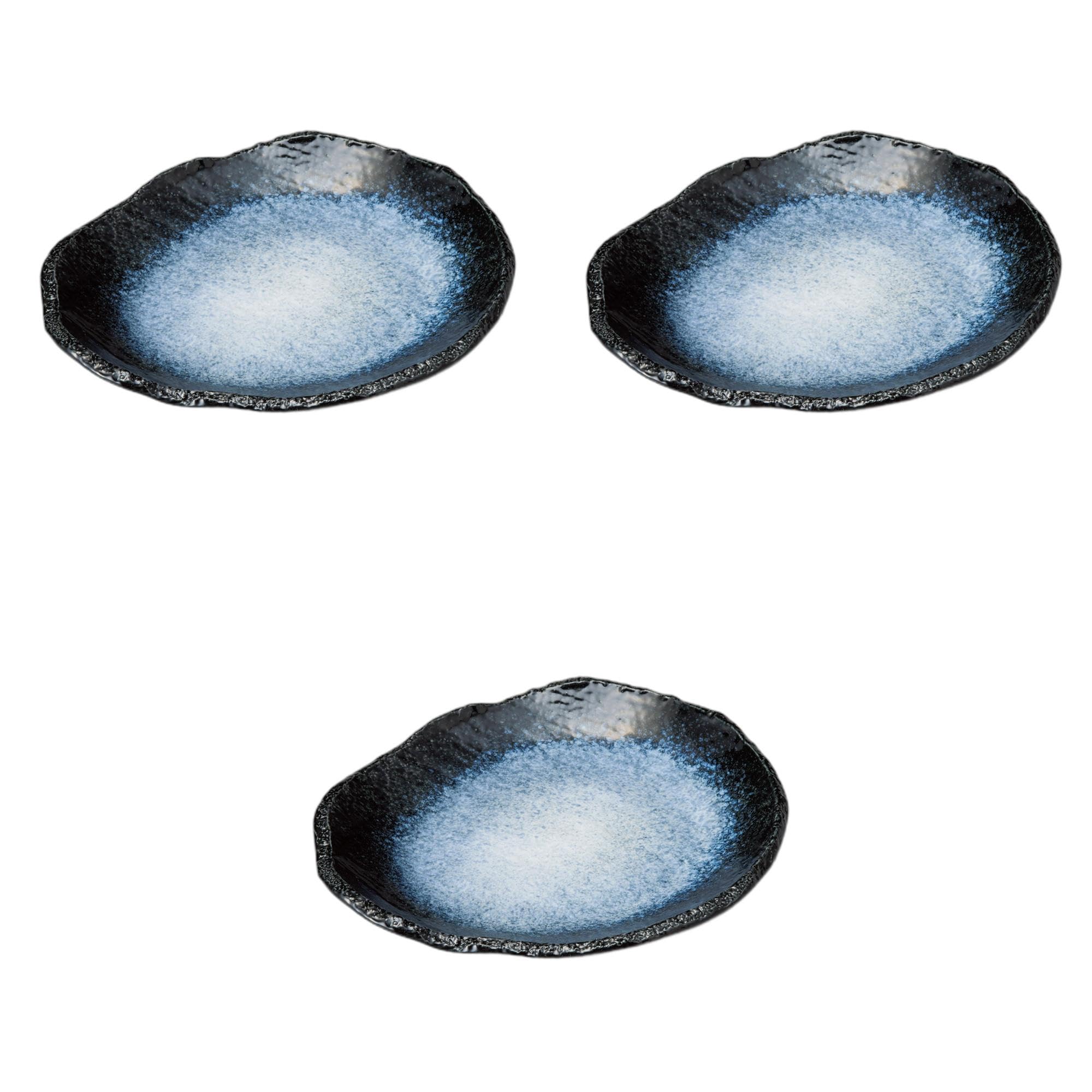 

Набор из 3 деформированных тарелок Ункай x x Деформированные керамические тарелки от Setomonohonpo 9.0 [28 24.5 3.5 см]