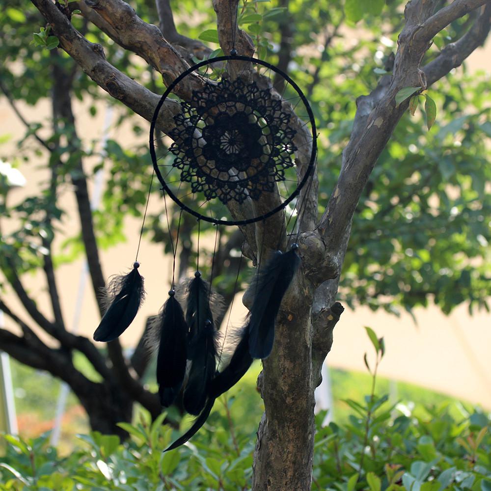 Dreamcatcher Feather Plush Originality Handmade Pendant Decorated Colors Four