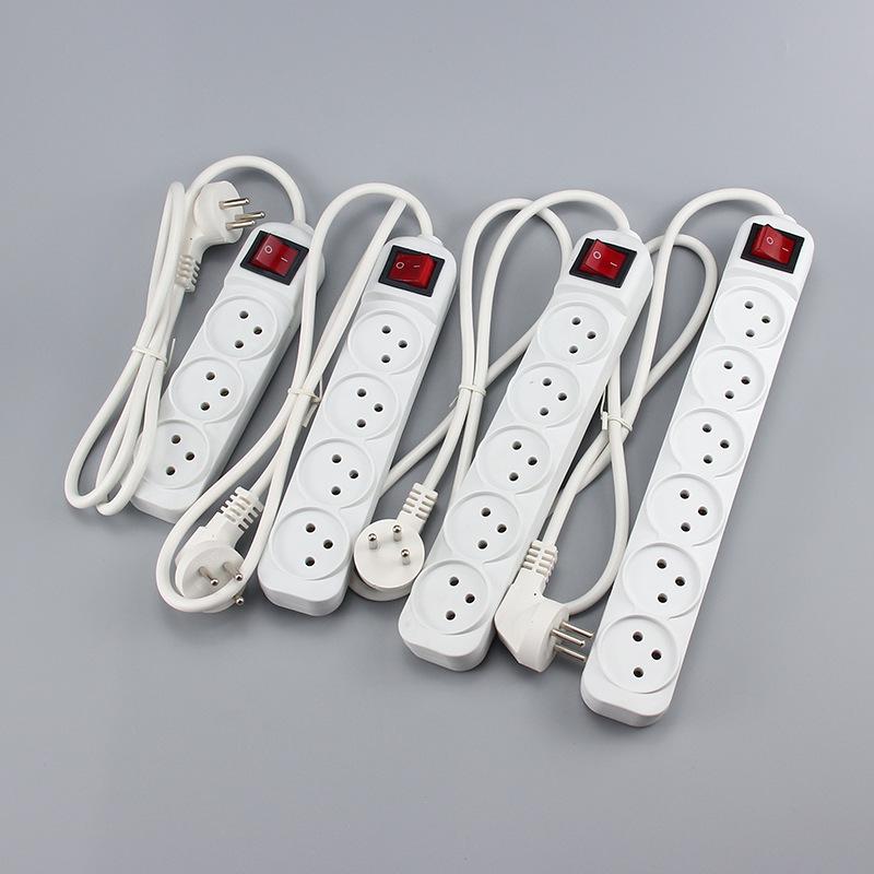 16A Israel Power Strip with Master Switch and 1m Extension Cord