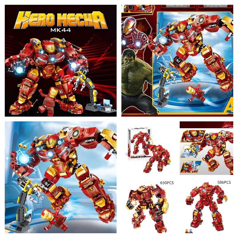 Heroic Mech War Machine Transformer Puzzle Building Blocks
