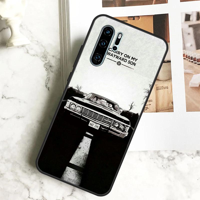Supernatural CARRY ON MY WAYWARD SONS Für Huawei Nova 5T 9 10 SE 7i 8i 11i 12i Y60 Y61 Y70 Y72 Y73 Y90 Y91 P20 P40 P30 Lite Hülle