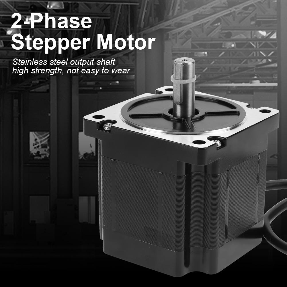 86CM45 2 Phase Stepper Motor 4.5N.m 6A Shaft Diameter 12.7mm