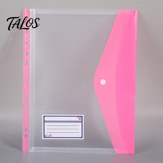 Home Budget Document Protectors 11-Hole Expanding File Pocket, Assorted Colors Large Capacity Bags for Manuals Holders, Waterproof Binder Envelope, A4