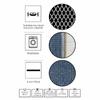 Decorative Special Design Modern Floor Rugs Patterned Non-Slip Base Washable