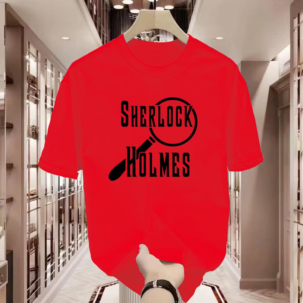 Funny ShortSleeved TShirt Magnifying Glass Respecting Fate Helping Others Unique Personality Design for Lovers