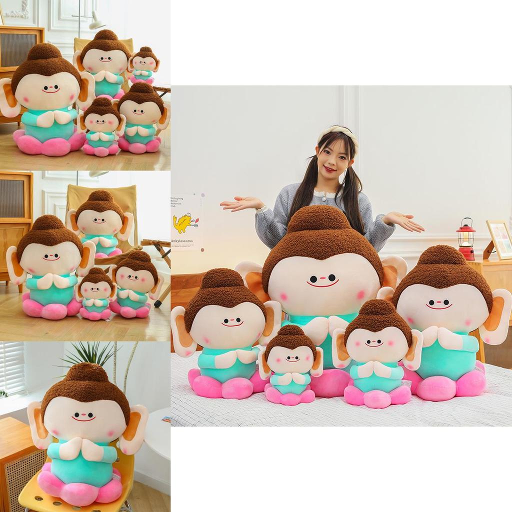 Peluche Loto Grotta Buddha Bambola Morbida Ripiena Per Bambine