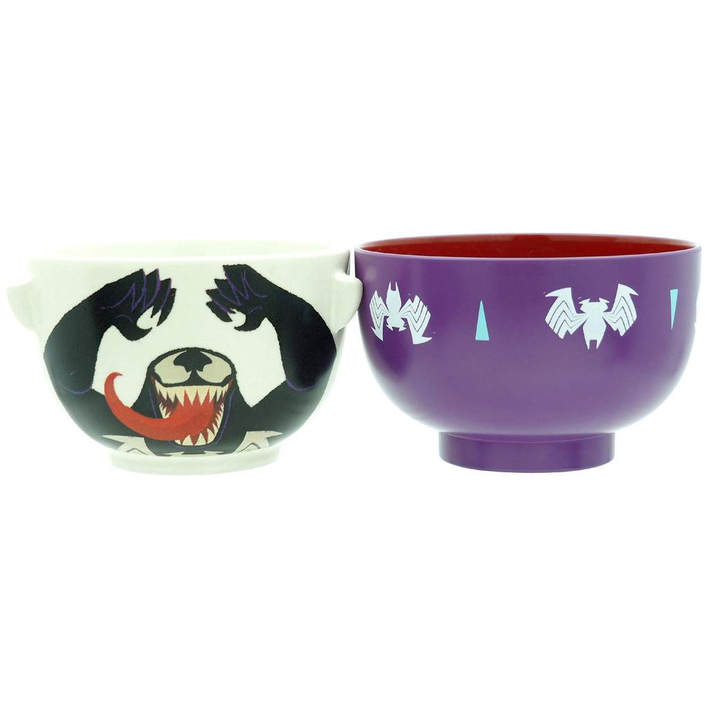 Marvel Gurihiru Large Venom Chawan and Soup Bowl Set (SAN3116-5)