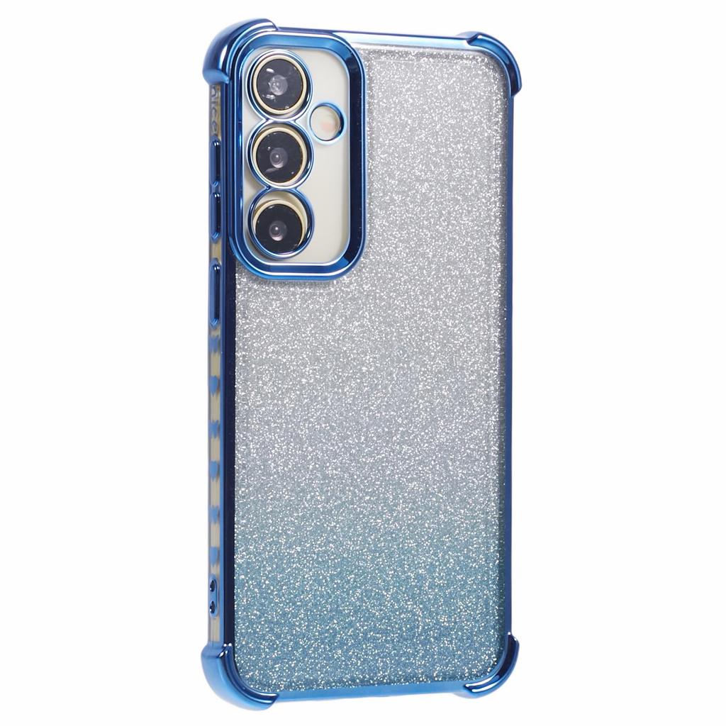 For Samsung Galaxy S23 FE TPU Case Glitter Gradient Electroplated Anti-Drop Phone Cover