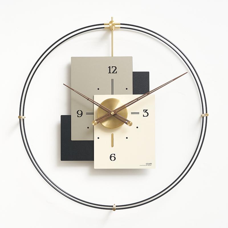 Luxury Hang Clock Living Room Wall Clocks Restaurant Modern Watch Decoration Design Bedroom Mechanical Watches Accessories