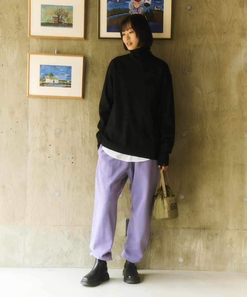 Snow Peak Garment Dyed Pants and Size L PA-25AU003, Men's Women's, Purple,