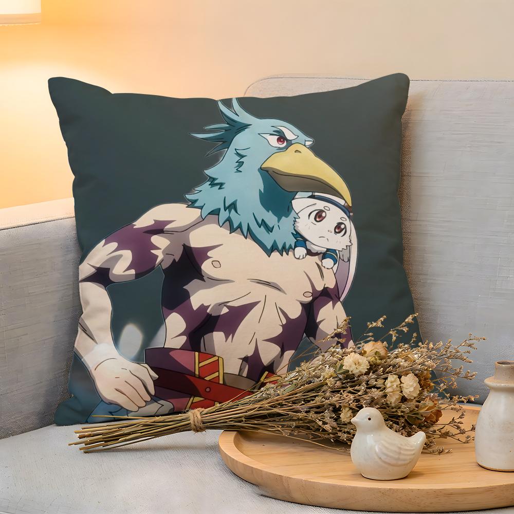 Cushion Cover Linen SkinFriendly Soft Decorative Case For Sofa Home Decor Anime SShangriLa Frontier Pillow Cover