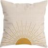 Abstract Pillowcase Sunset Sunrise Line Modern Art Minimalist Living Room Sofa Bay Window Pillow Geometry