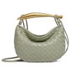 Y European and American Hot-selling Explosion Cute Mini Sardines Woven Bag Small Hand-held Crossbody Woven Women's Bag