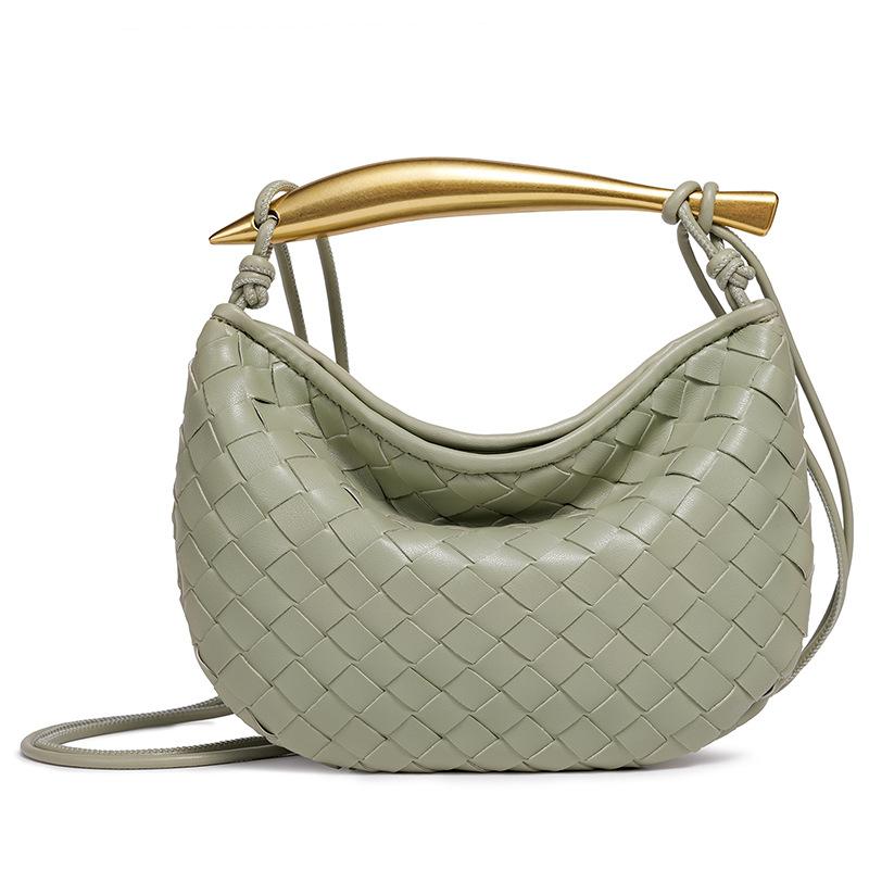 Y European and American Hot-selling Explosion Cute Mini Sardines Woven Bag Small Hand-held Crossbody Woven Women's Bag
