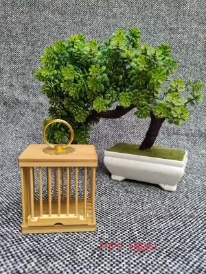 Single Grid Grasshopper Cage Handmade Bamboo Weaving Chirping Crawling And Cultural Toys