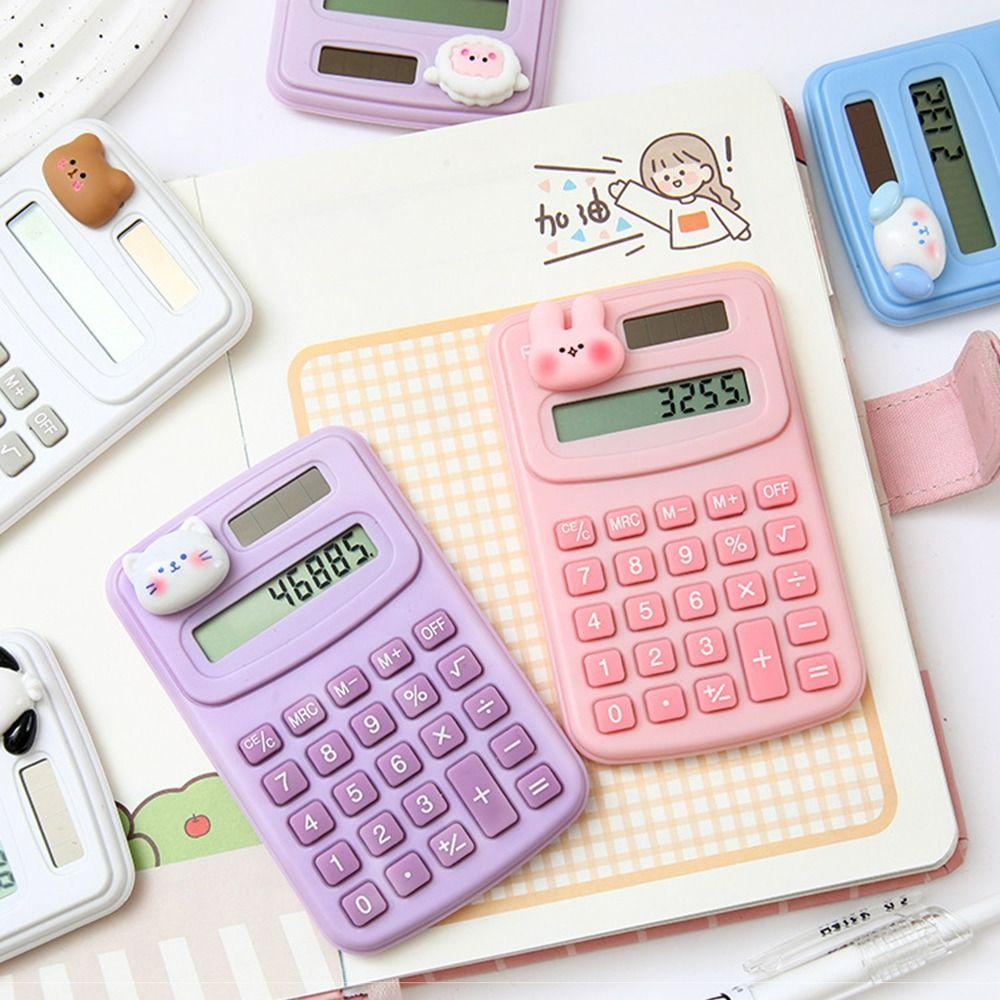 Cute Mini Calculator Plastic Accounting Calculator High-quality Math Calculator  Shop
