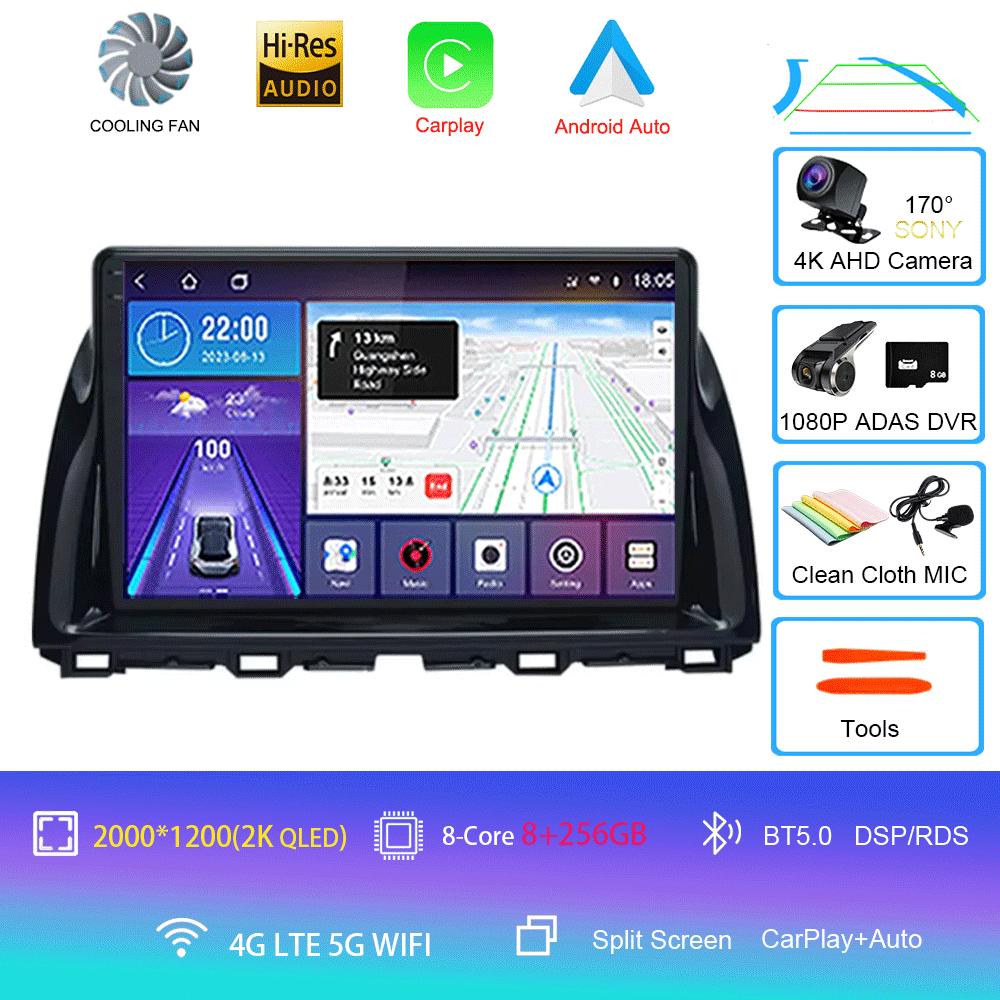 10.1"Android 14 Vedio Player Car Multimedia For Mazda CX5 CX-5 2012 - 2015 Car Autoradio Gps Navigation Stereo 2din HeadUnit 4G