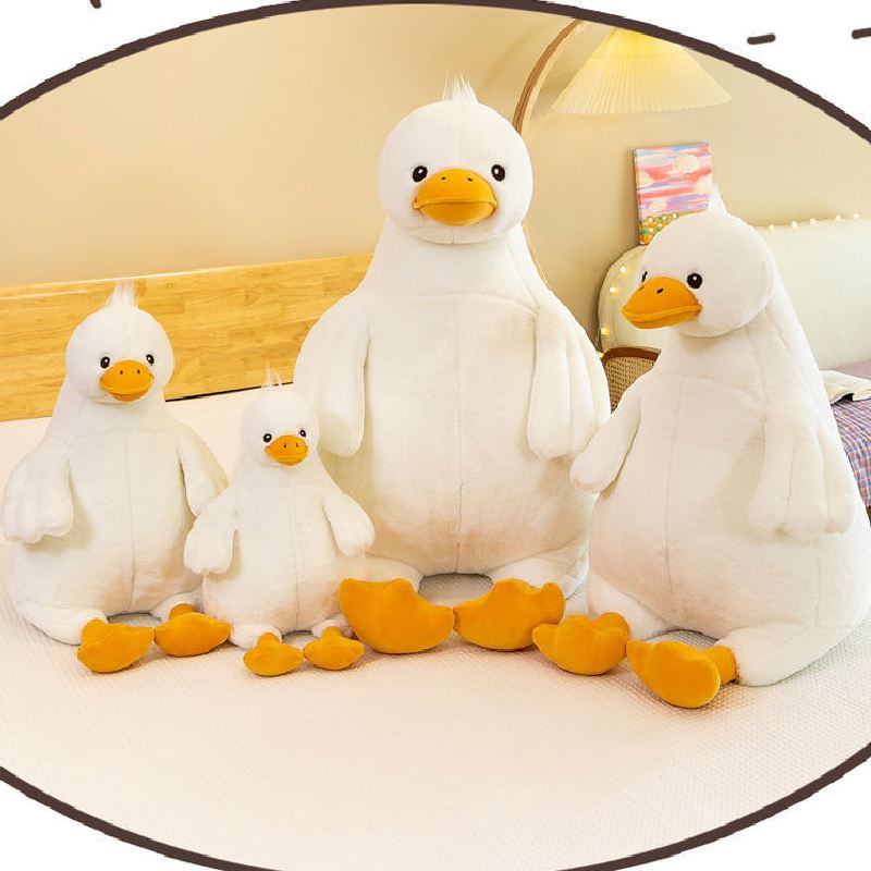 Duck Yellow Big Goose Plush Toy Doll Throw Pillow Gift Comfortable Durable Soft