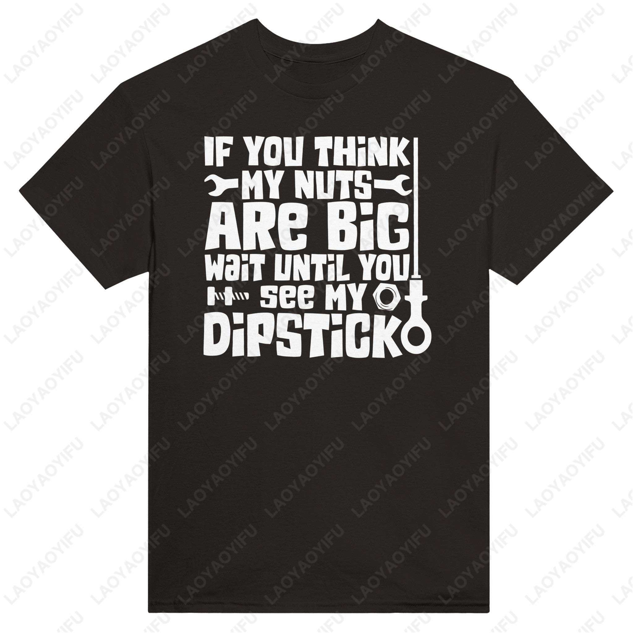 Funny Mechanic Dipstick Gift T-shirt S