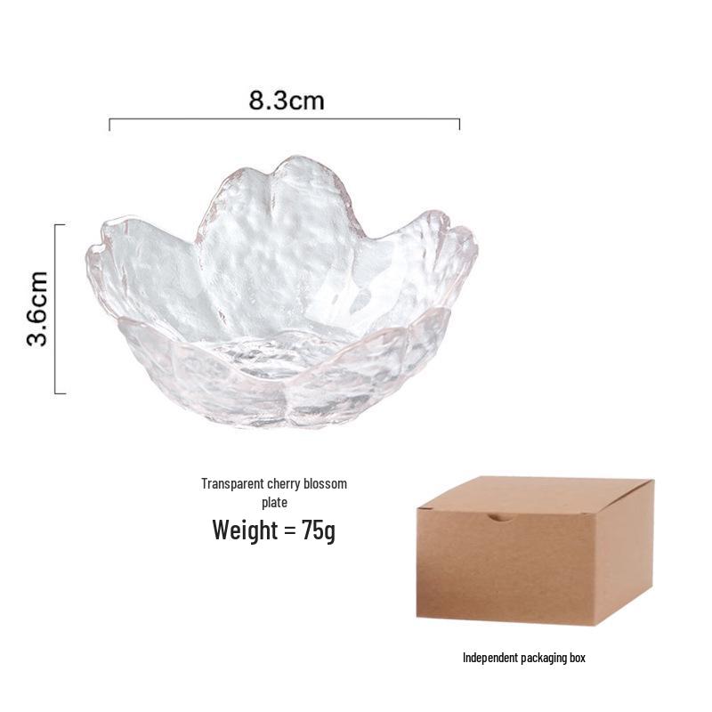 Japanese Hammered Pink Cherry Blossom Bowls and Dishes - Small Plates for Household Seasoning