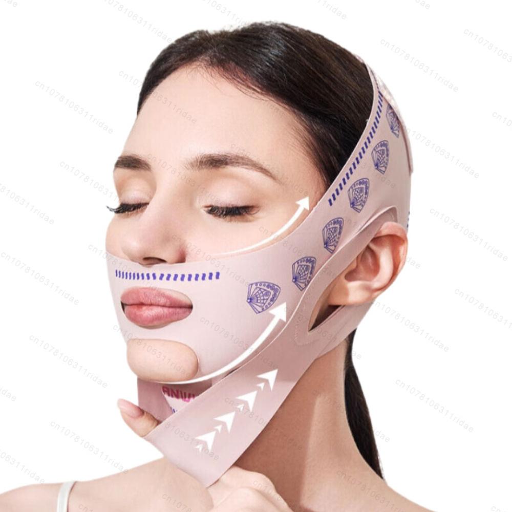 V Face Lifting Belt V Shape Double Chin Reducer Slimming Chin Strap V Line Face Shaper Face Slimming Bandage Skin Care Beauty