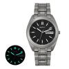 BERNY Full Titanium Men Watch Date Week Quartz Watches Calendar Sapphire Super Luminous 100M Waterproof Lightweight Wristwatch