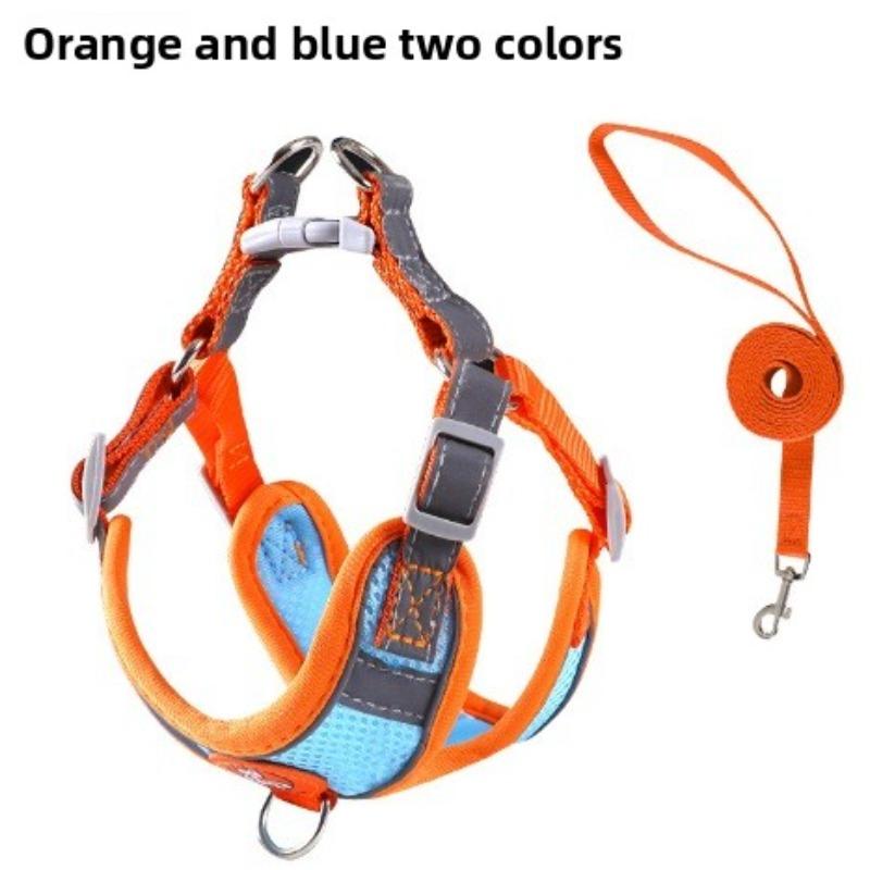 Dog Leash Vest, Small Dog Walking Leash, Cat Leash, Teddy Anti-break Reflective Chest Strap When Going Out