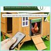 Solar Powered Remote Control Timed Chicken Coop Door With Waterproof Abs Material For Poultry Farming
