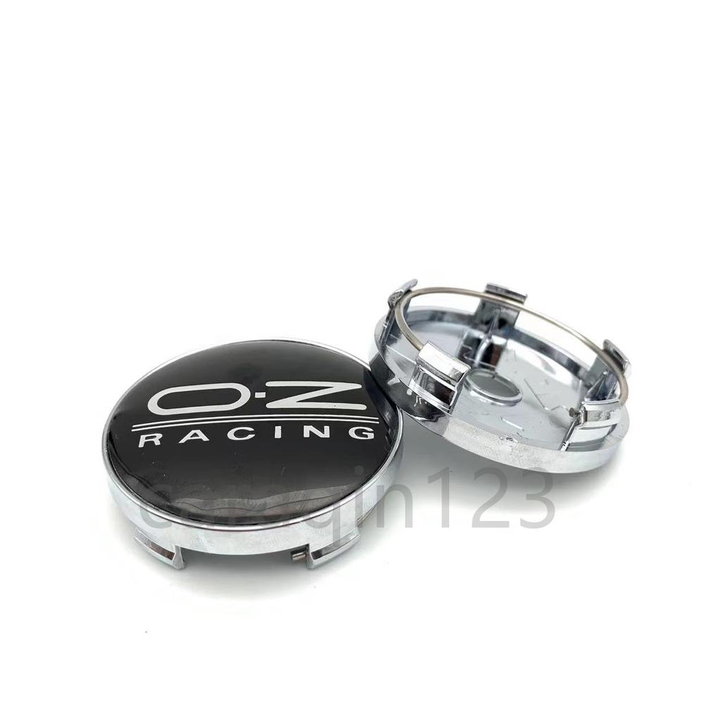 4 ΤΕΜΑΧΙΑ 60mm OZ Racing Καλύμματα Κέντρου Τροχού Αυτοκινήτου Σήμα Εμβλήματος Λογότυπο Τροχού Ετικέτα Αξεσουάρ Στυλ Αυτοκινήτου