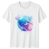 Abstract Water Bubble T-Shirt Underwater Nature Gift For Him And Her