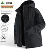 FIRS Herren Freizeit-Kapuzen-Outdoorjacke