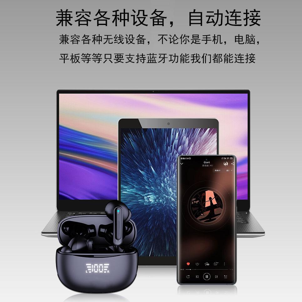 Xiaomi Wireless Bluetooth Earbuds Touch Control Headphones Noise Reduction, HD Call Earphones Power Display In Ear TWS Headset