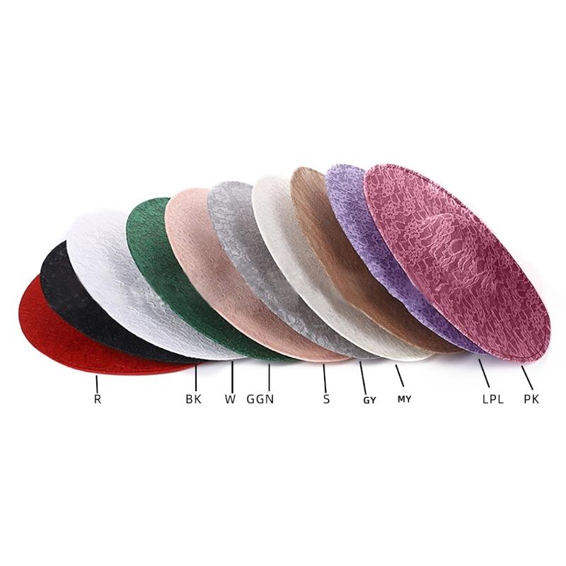 Bonnet Hat Base for Women Millinery Hat Making Accessory Vintage French Bonnet Hat Accessories Cocktail Hat Round Base